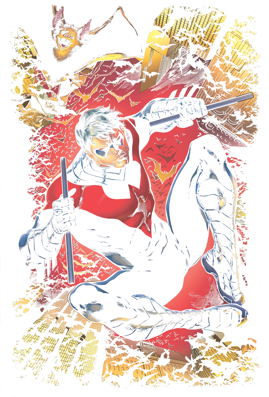 Justice League Nightwing - Illustration (864x1273), Png Download