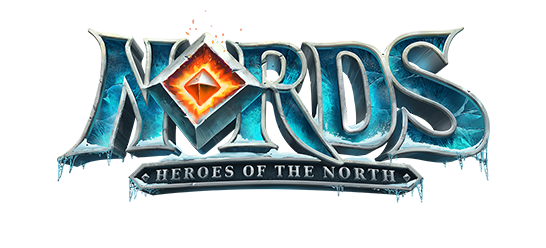 Nords Heroes Of The North Logo (546x248), Png Download