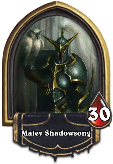 Shadowsong - New Warlock Portrait Hearthstone (400x550), Png Download