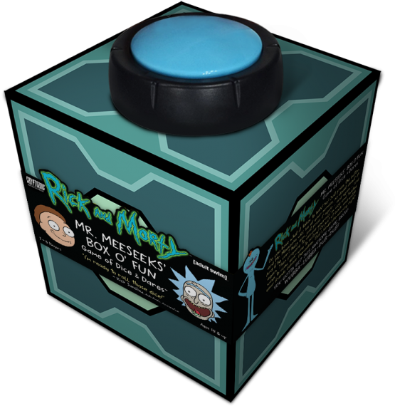 Rick Morty - Mr. Meeseeks Box O Fun The Rick (468x500), Png Download