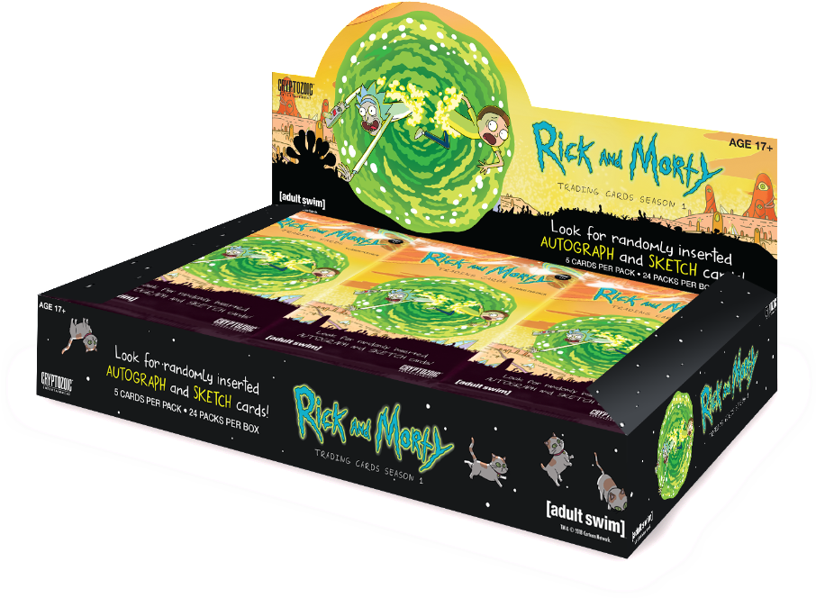 Rick And Morty Trading Cards (1024x718), Png Download