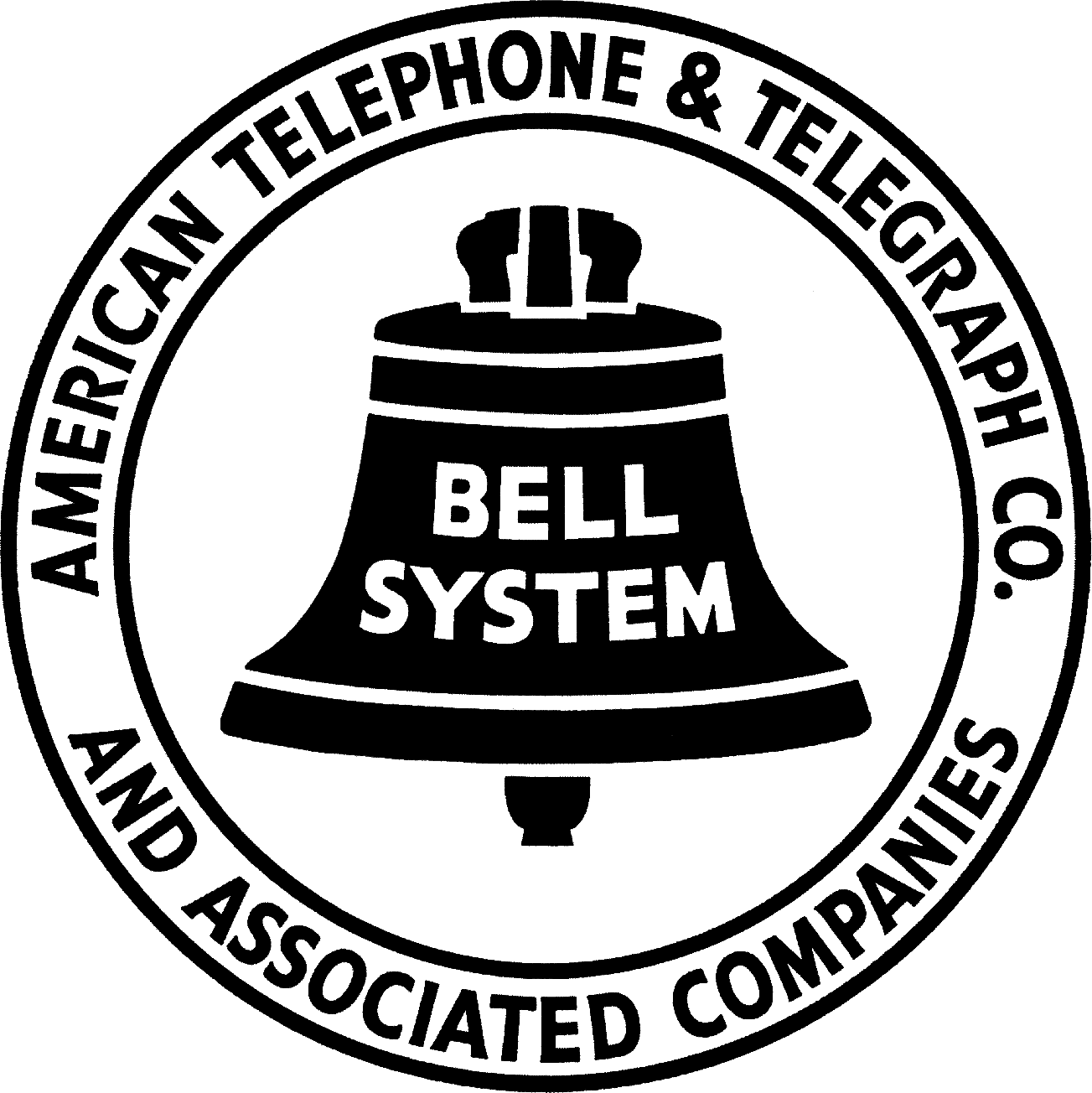 Bell System 1939 - Bell System Rotary Phone Center Logo (1303x1304), Png Download