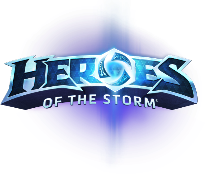 Blizzard Logo Transparent Download - Heroes Of The Storm Logo Png (900x563), Png Download