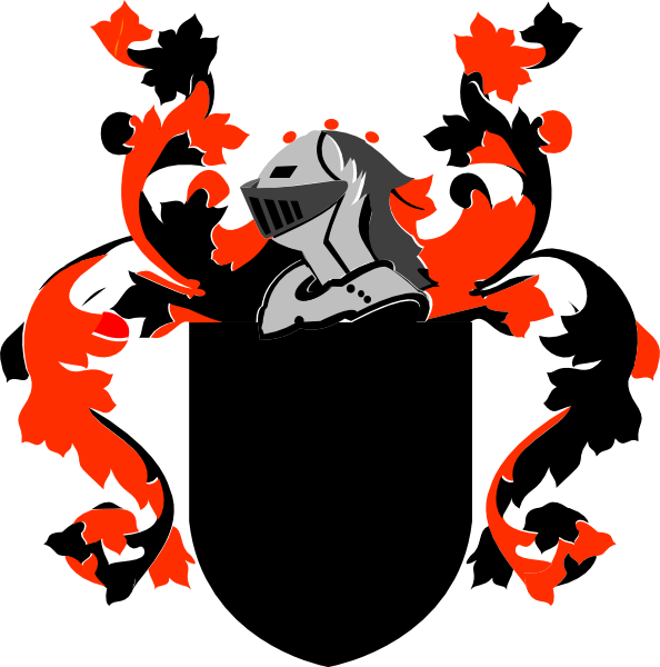 Crest Clipart Group - Family Crest Coat Of Arms Template (594x600), Png Download