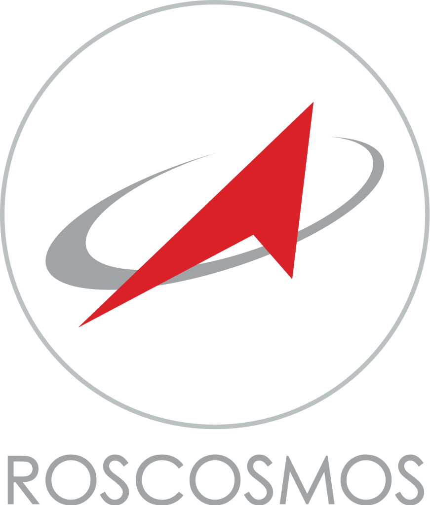 Roscosmos Logo - - Russian Space Agency Logo (381x448), Png Download