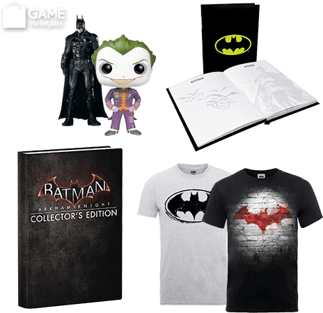 Arkham Knight Strategy Guides & Merchandise - Funko Pop Heroes Arkham Asylum - Joker (475x452), Png Download