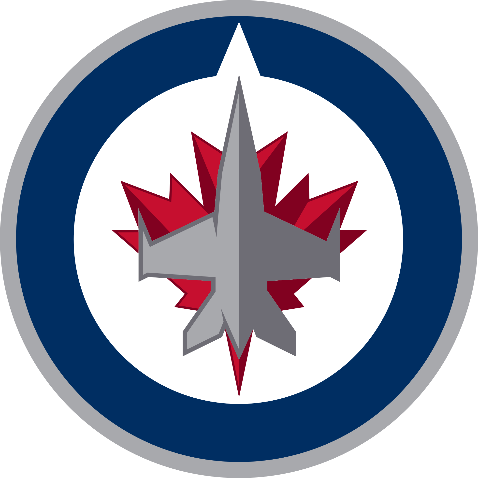 December 10, 2016 Winnipeg Jets @ Calgary Flames - Winnipeg Jets Logo 2013 (350x350), Png Download