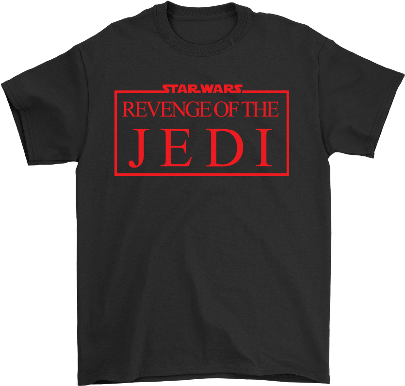 Revenge Of The Jedi Logo T-shirt - T Shirt Black Belt Magazine (1000x1000), Png Download