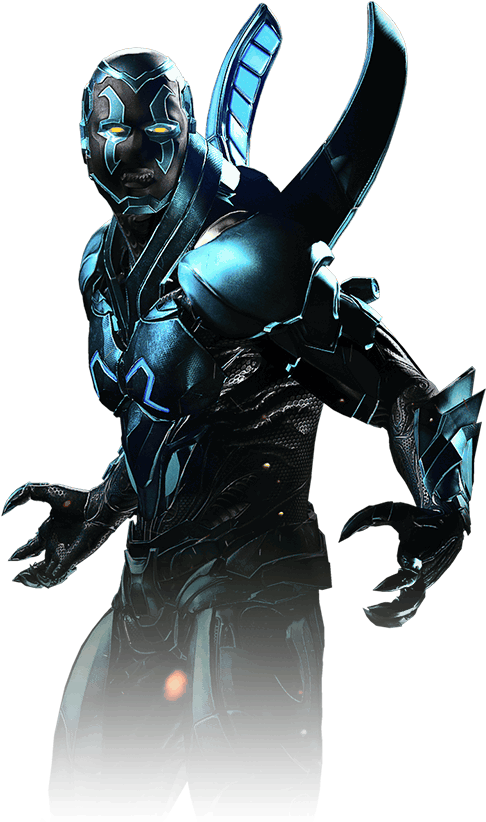 Blue Beetle - " - Blue Beetle Injustice (1140x840), Png Download
