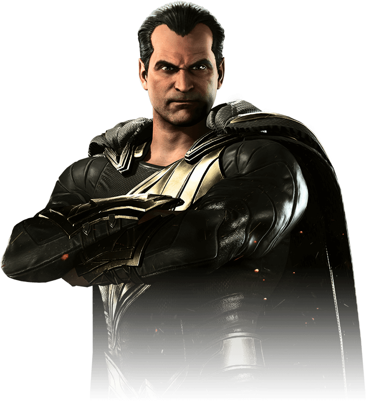 Black Adam Injustice 2 Render - Black Adam Injustice 2 (767x840), Png Download