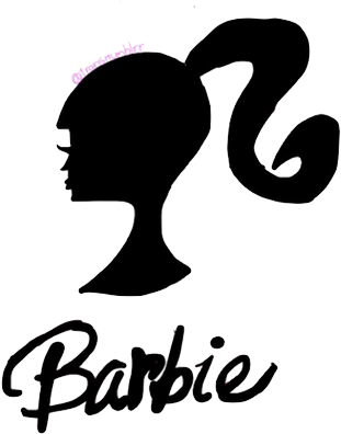 Barbie, Overlay, And Png Image - Logo Barbie (433x419), Png Download