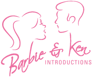 Barbie And Ken Logo (400x338), Png Download
