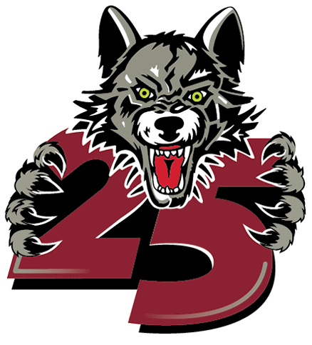 Chicago Wolves - Chicago Wolves 25th Anniversary (438x483), Png Download