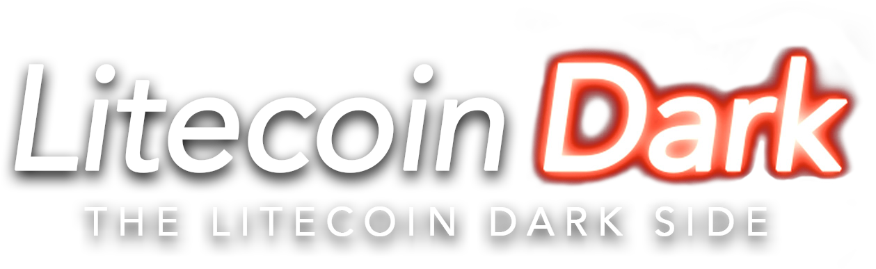 Litecoin Dark Logo - Global Domains International (1297x417), Png Download