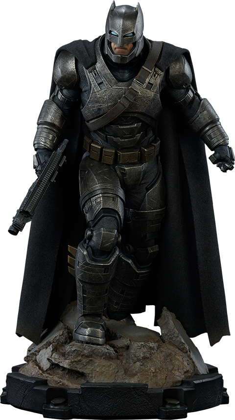 Armored Batman Premium Format™ Figure - Armored Batman Premium Format Figure (480x859), Png Download