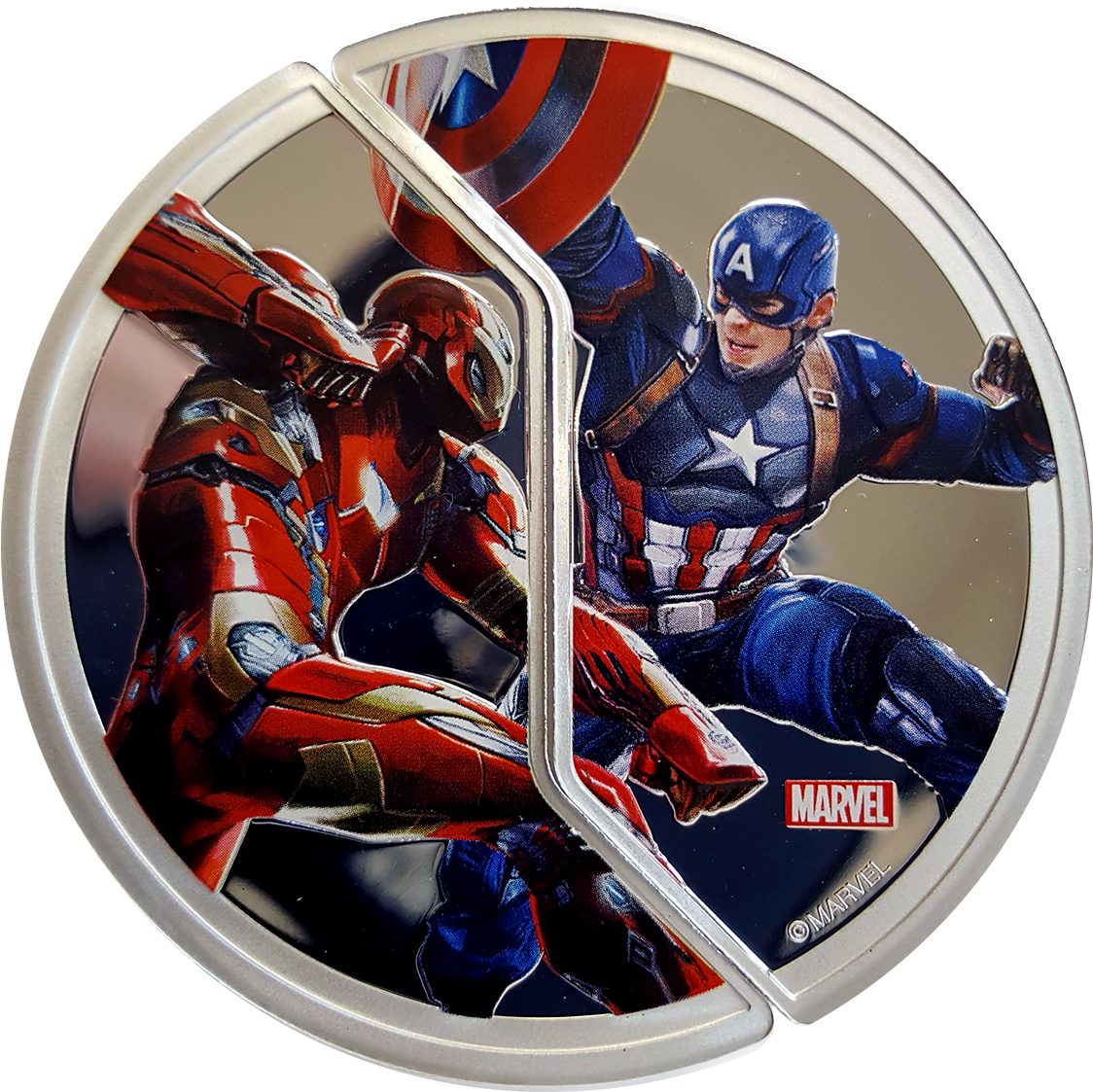 Silver Captain America (1198x1166), Png Download