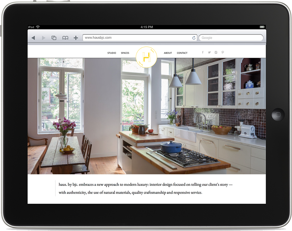 Haus By Bjc Interior Design Web Design - Kitchen (1084x878), Png Download