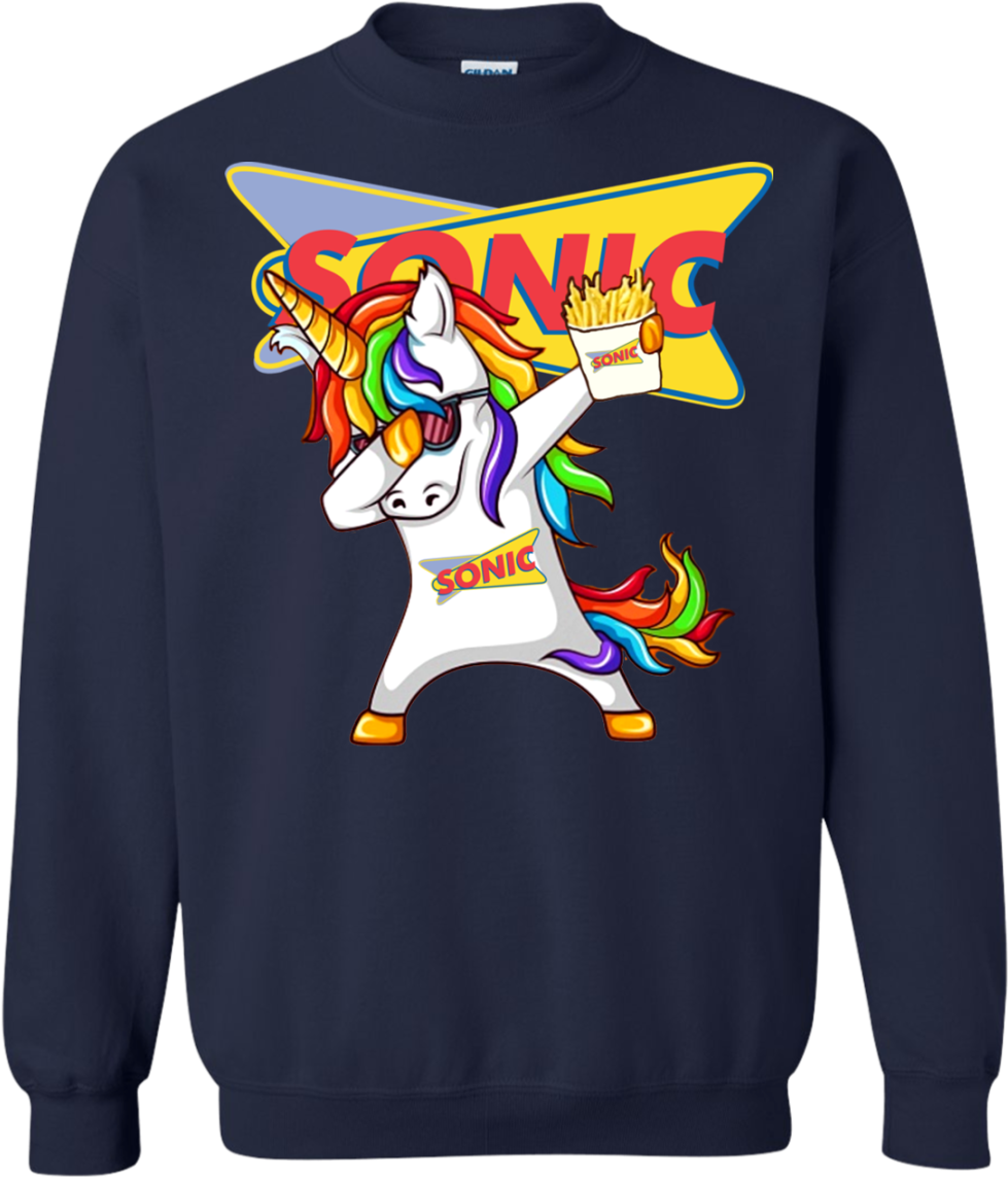 Dabbing Unicorn Loves Sonic Drive-in T Shirt Hoodie - Yosemite Park T-shirts (1155x1155), Png Download