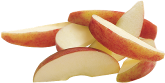 Apple Slices From Sonic (355x400), Png Download