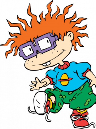 Rugrats Cartoon, Nickelodeon Cartoons, Rugrats Characters, - Nancy Cartwright Signed The Rugrats Chuckie Finster (310x415), Png Download