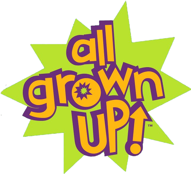 Alternative Logo - All Grown Up Logo (646x590), Png Download