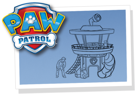 Paw Patrol - Periscope - Paw Patrol Chase Marshall Rubble (530x354), Png Download