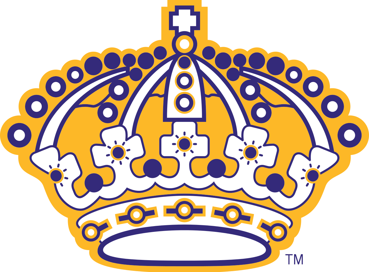 Los Angeles Kings Crown Logo - Los Angeles Kings Old Logo (1280x942), Png Download