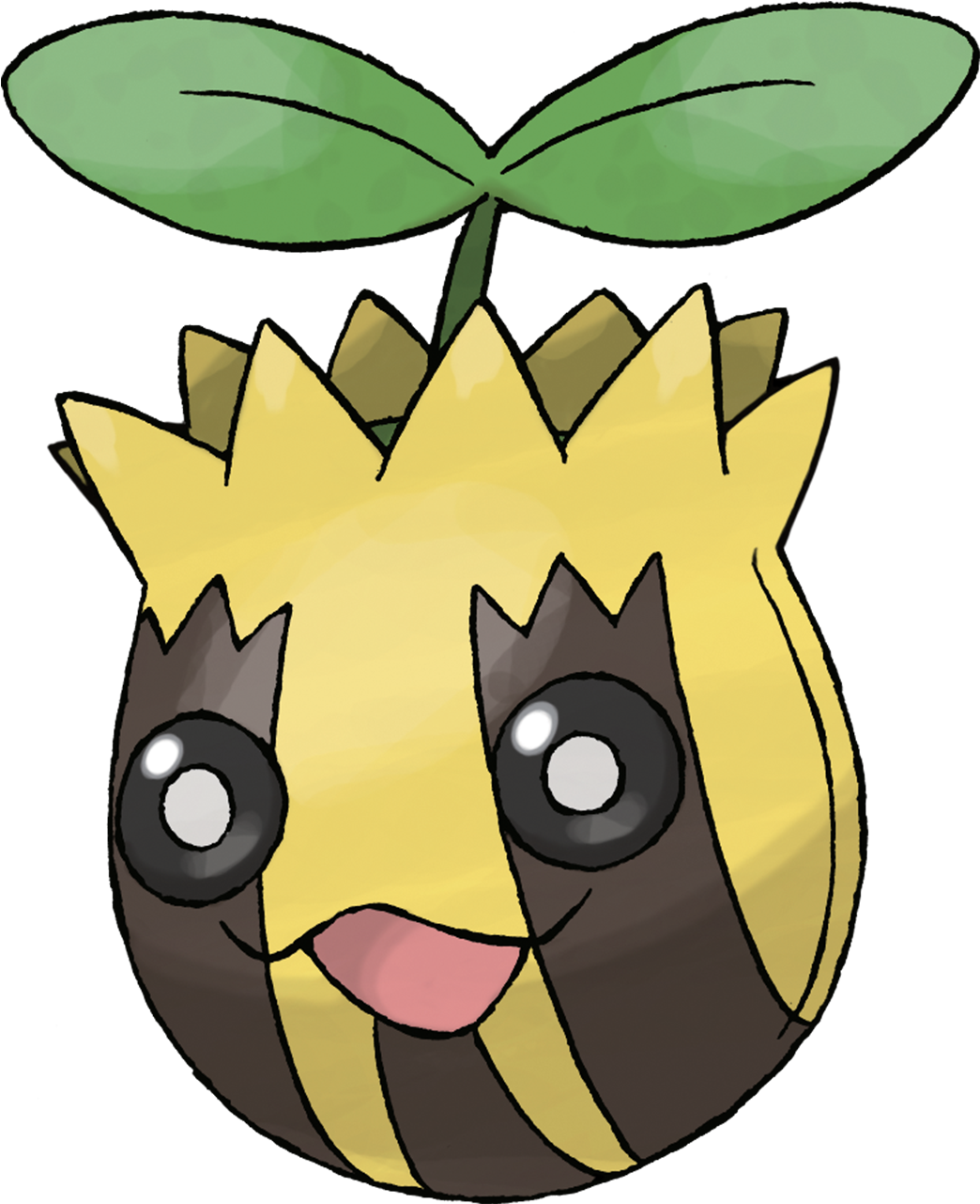 191sunkern - Pokemon 191 (1280x1280), Png Download