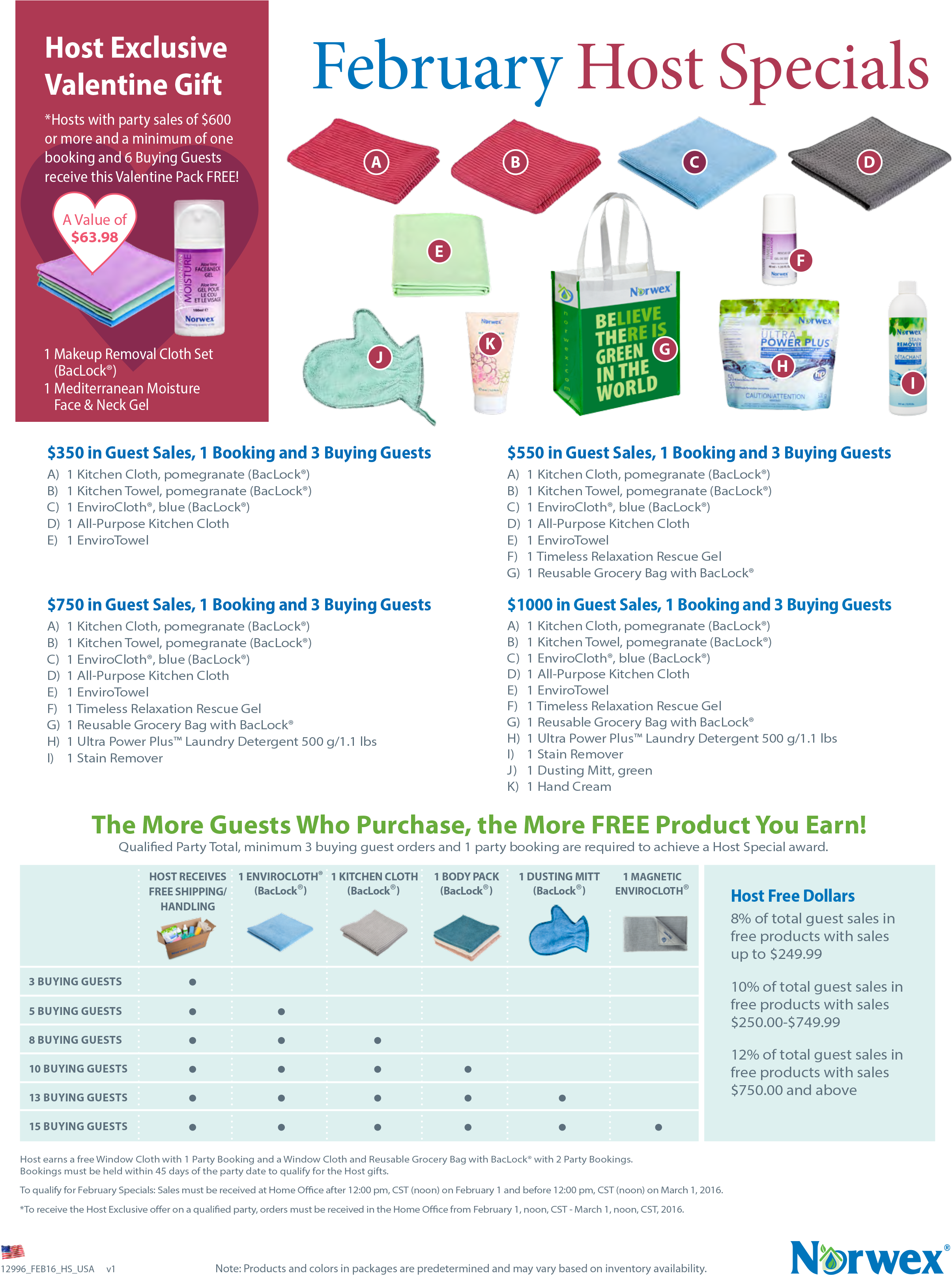 Download Norwex Biz Norwex February Hostess Specials 2017 Full Size