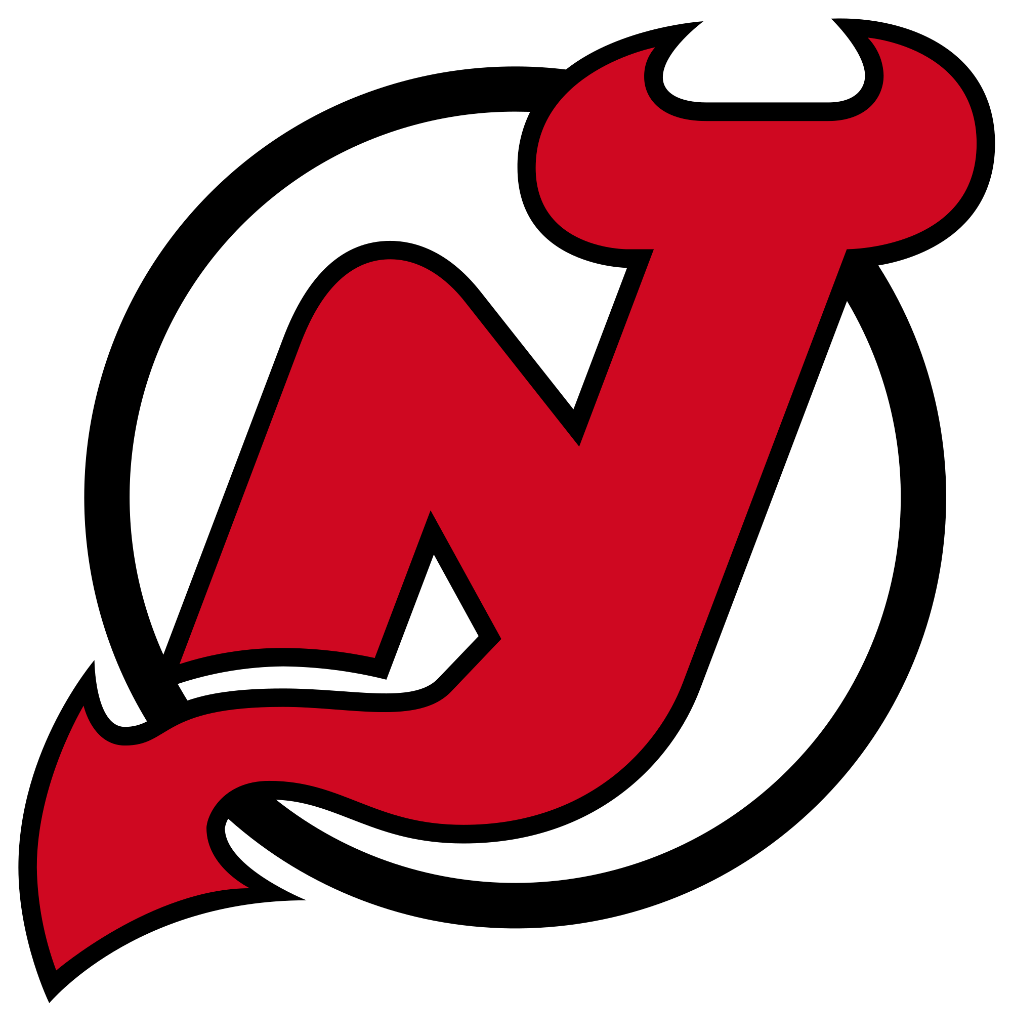 Free Png The New Jersey Devils Nhl Logo Png Png Images - New Jersey Devils Logo Png (480x492), Png Download