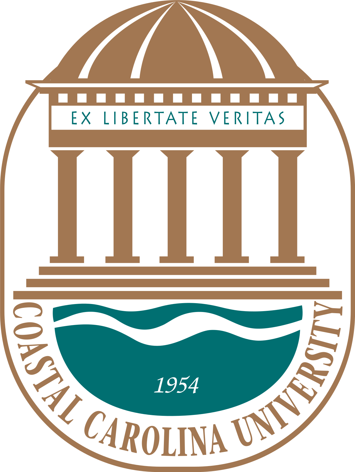 Coastal Carolina University Seal (1200x1596), Png Download