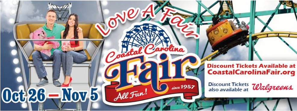 Coastal Carolina Fair (986x555), Png Download