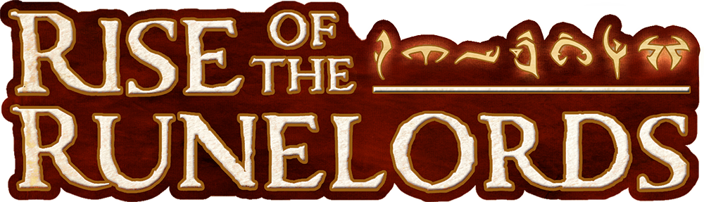 Rise Of The Runelords Logo (1000x287), Png Download