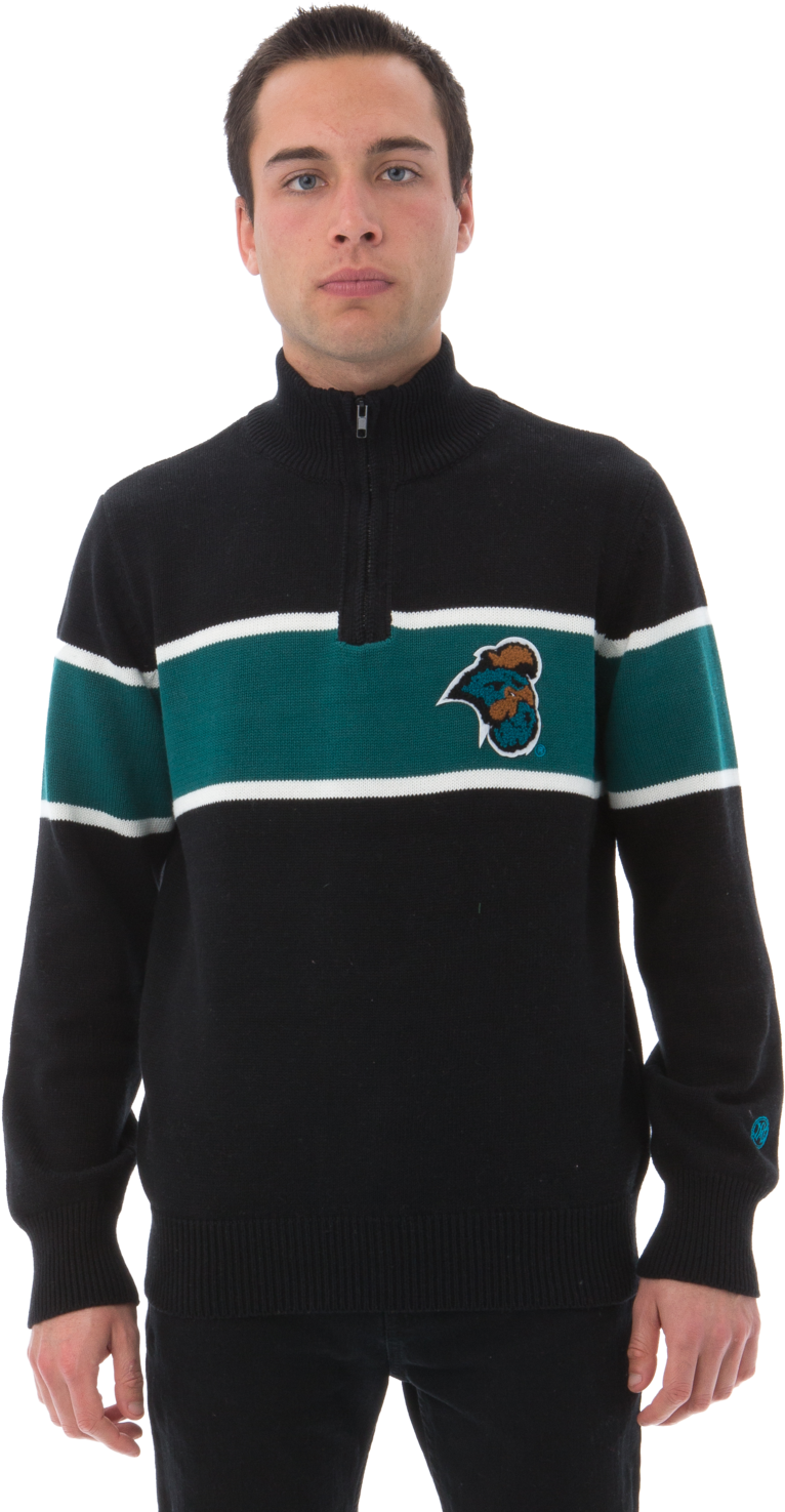 Coastal Carolina Men's Mock Ribbed Quarter Zip - National Collegiate Athletic Association (1000x1500), Png Download