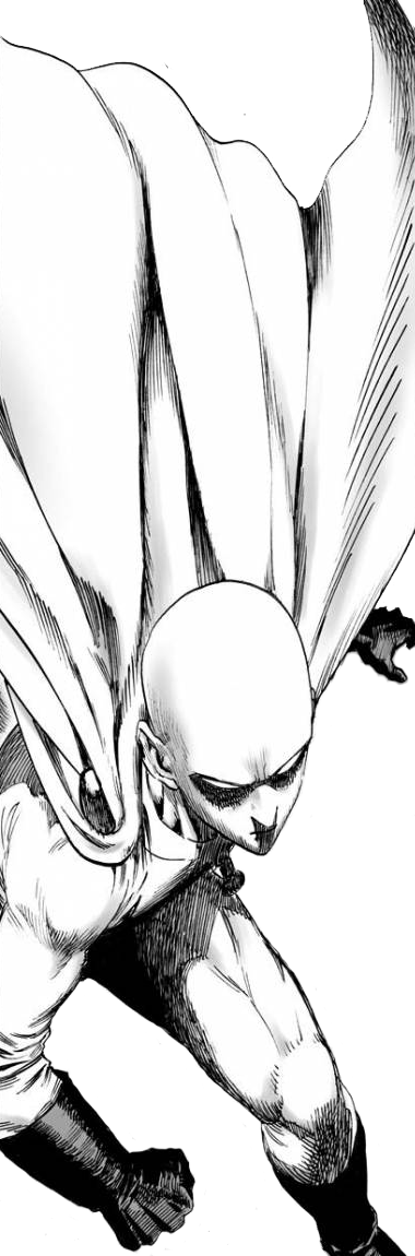 One-punch Man - Desenho Do One Punch Man (380x1150), Png Download