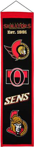 Ottawa Senators Logo Evolution Heritage Banner - Winning Streak Ottawa Senators Nhl Heritage Banner (500x500), Png Download
