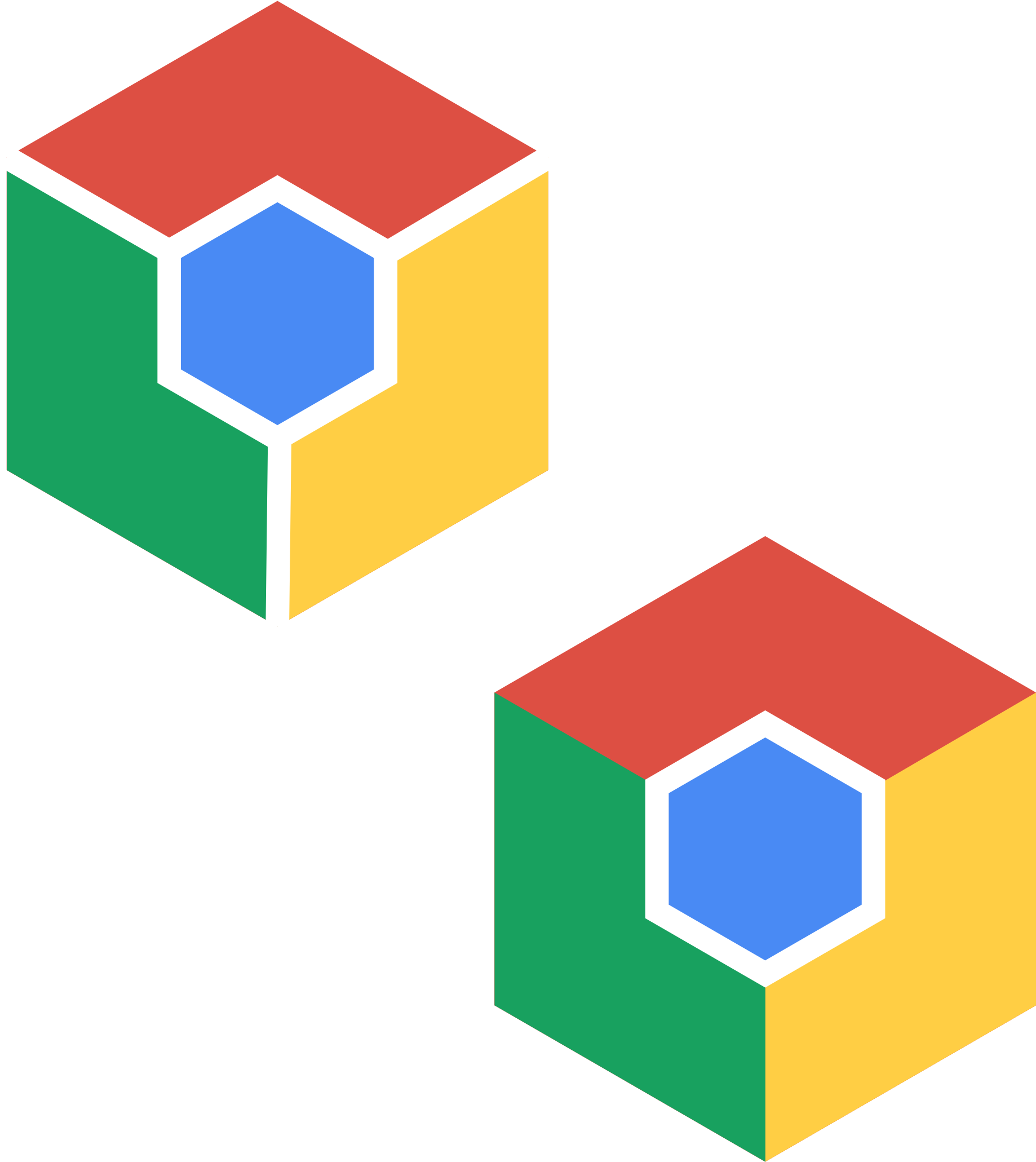Inspired Hexagon Color Big Image Png - Project Tango (2078x2400), Png Download