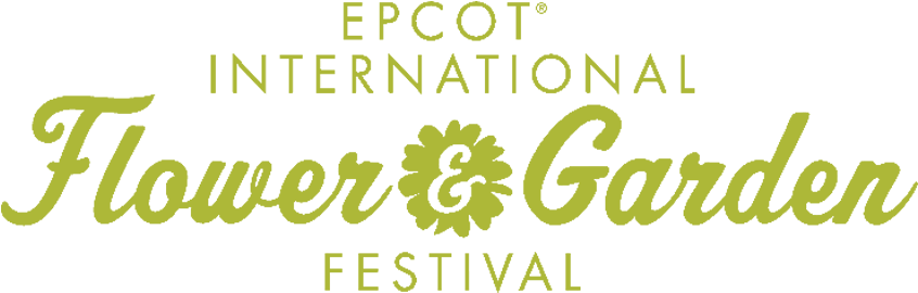 Epcot International Flower & Garden Festival Logo Off - Garden (850x349), Png Download