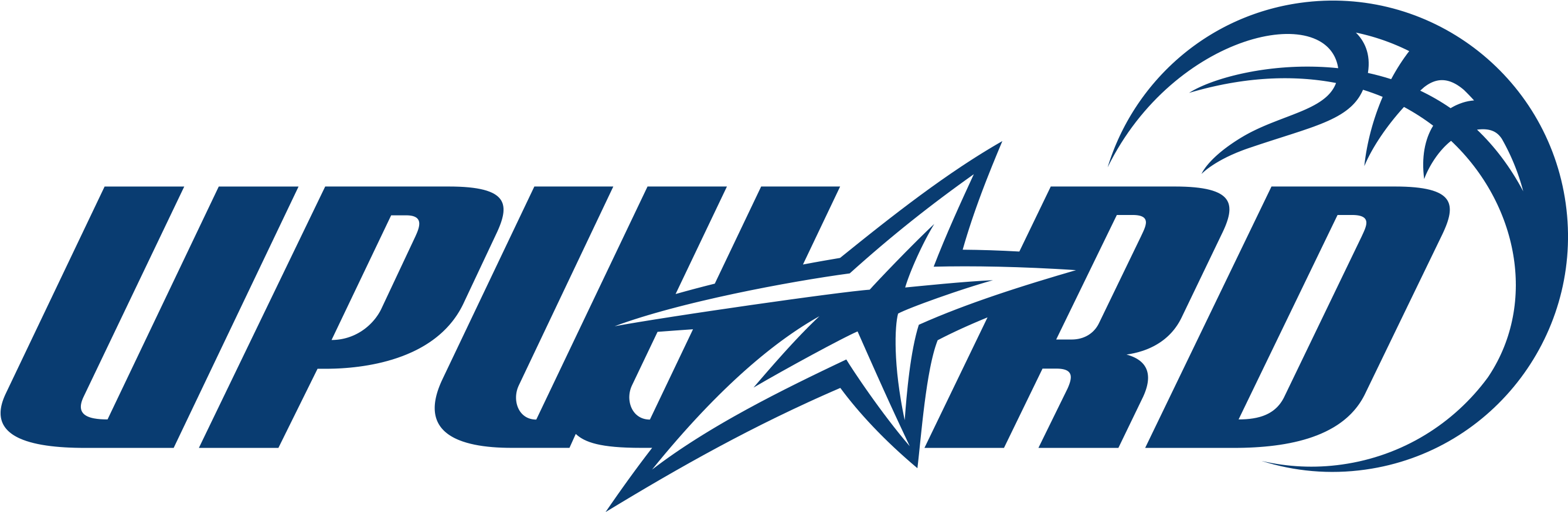 Mail Resource Link - Upward Basketball Logo (3000x885), Png Download
