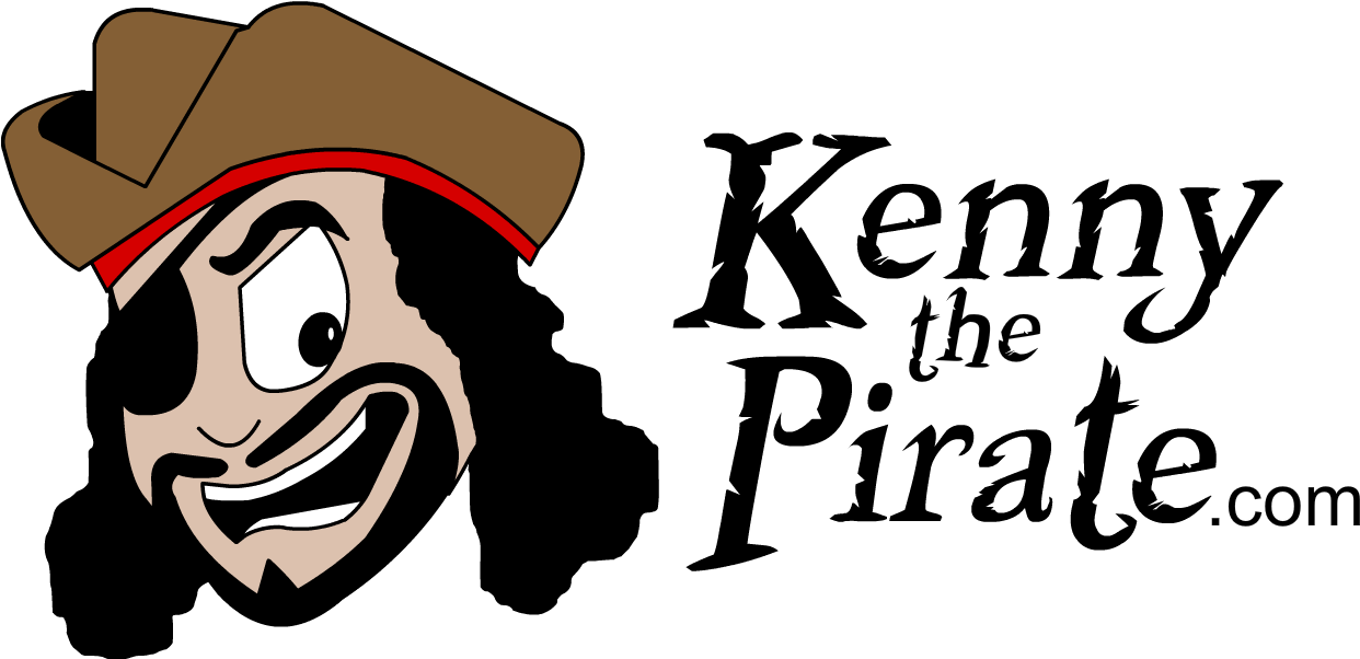 Kennythepirate Logo New - Kenny The Pirate (1253x610), Png Download