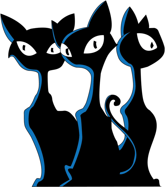 Creating My Stray Cat Three Logo - Three Cats Png (600x650), Png Download