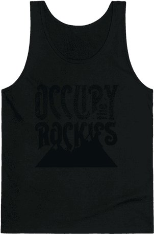 Occupy The Rockies Twilight Tank Top - Mens Tank Top Png (484x484), Png Download