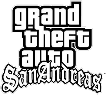 Http - //i1275 - Photobucket - Com/albums/y446/vicecity - Grand Theft Auto San Andreas Logo (389x343), Png Download
