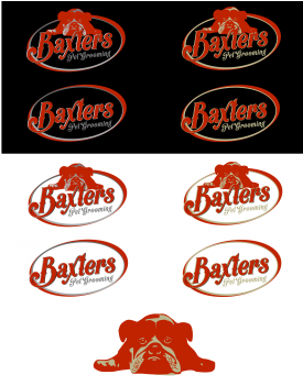 Unique Logo Design Wanted For Baxter's Pet Grooming - Best Dog Logo Designs (350x350), Png Download