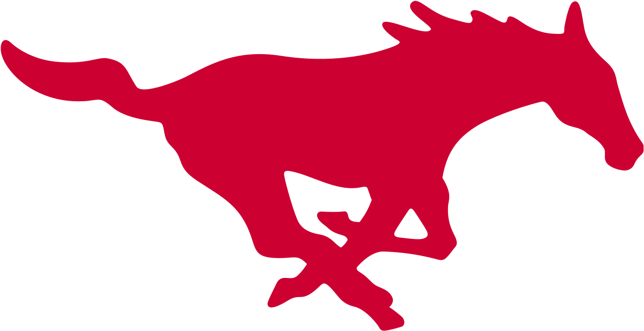 Smu Mustangs Logo (1280x660), Png Download