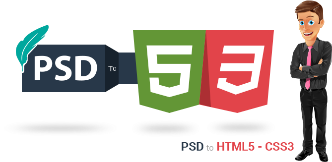 Once You Have Completed The Design, You Need To Code - Psd To Html5 And Css3 (700x350), Png Download