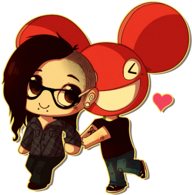 Skrillex Images Sonny & Deadmau5 Wallpaper And Background - Imagenes De Dj Deadmau5 (400x404), Png Download