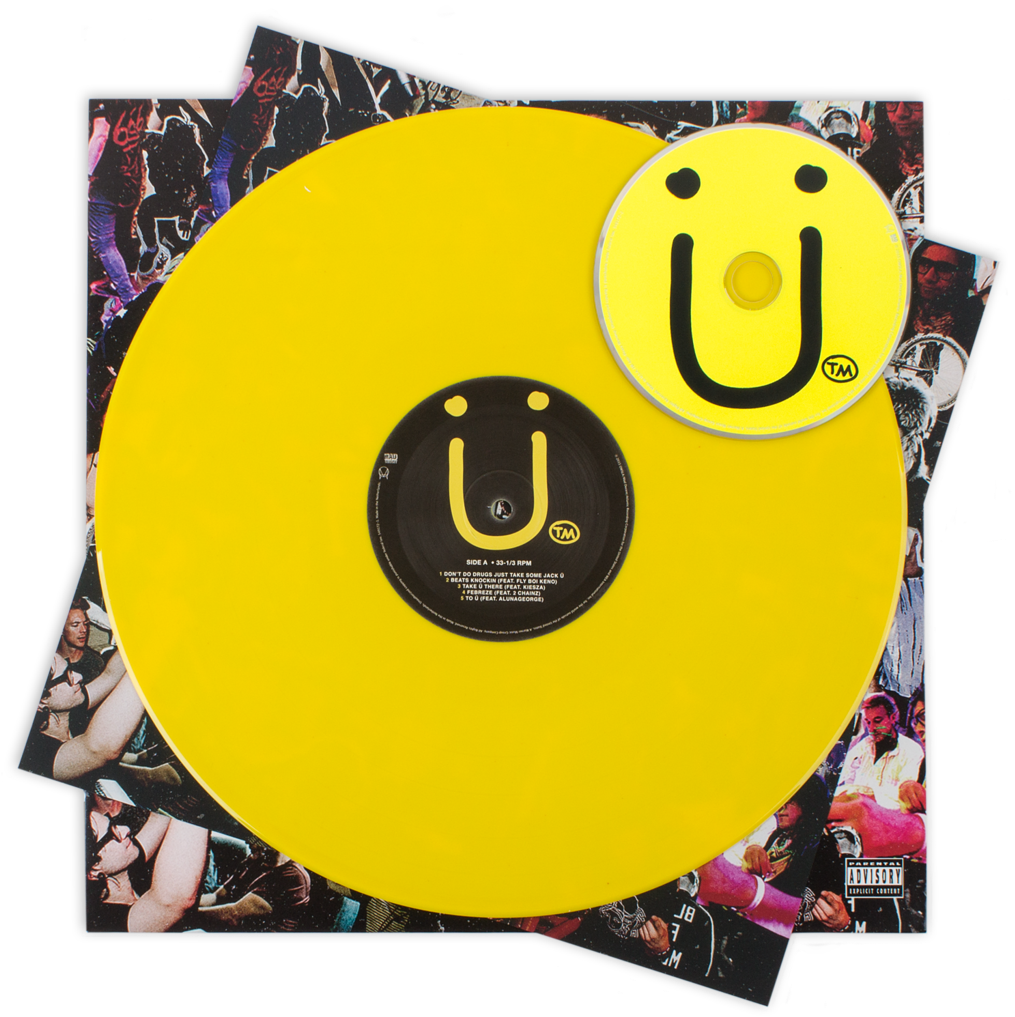 'skrillex And Diplo Present Jack Ü' Vinyl - Circle (1024x1024), Png Download