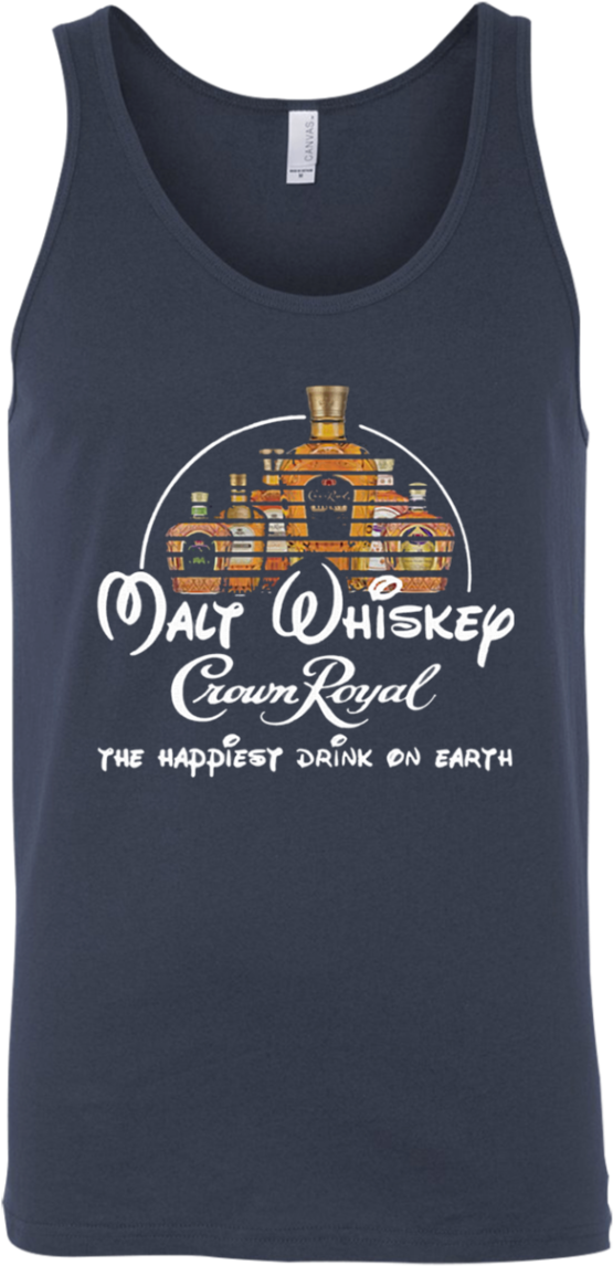 Malt Whiskey Crown Royal The Happiest Drink On Earth - Crown Royal Black (1155x1155), Png Download