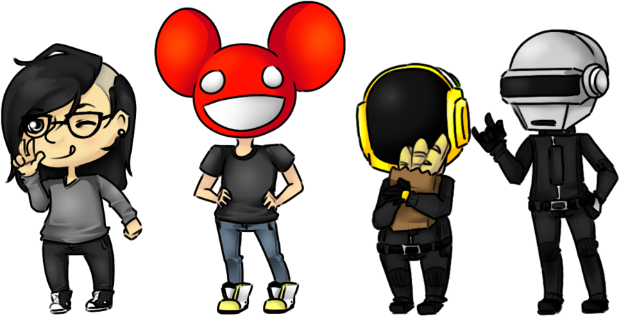 Marisol - Deadmau5 Chibi (900x491), Png Download